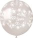 Ciao - 25 bruiloftsballonnen "Oggi Sposi" van natuurlijke latex premium kwaliteit G150 (Ø 48 cm/19"), parelwit