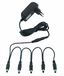 Warwick RockPower NT 50 9V DC Adapter avec câble adaptateur pour pédales d'effets