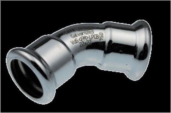 VSH Xpress bocht 45 graden 28mm staalverzinkt