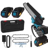 StarTech ManoMano Mini kettingzaag - Accu-kettingzaag voor één hand, 15 cm - 18V borstelloze motor - 2 accu's inbegrepen - Geschikt voor het snoeien van bomen en tuinieren - Stijl M