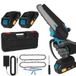 StarTech ManoMano Mini kettingzaag - Accu-kettingzaag voor één hand, 15 cm - 18V borstelloze motor - 2 accu's inbegrepen - Geschikt voor het snoeien van bomen en tuinieren - Stijl M