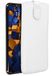 mumbi Echt leren hoesje compatibel met Huawei Mate 20 Lite hoes lederen tas case wallet, wit