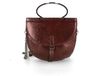 Aetheria Sac à Bandoulière Femme Cuir Suédé Python Blu UNIQUE 13x19x4 cm