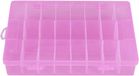 Boîte de rangement sans marque - Boîte de tri organisateur - Tri de petites pièces - 24 compartiments réglables - 20 x 13 x 3,5 cm - Bleu