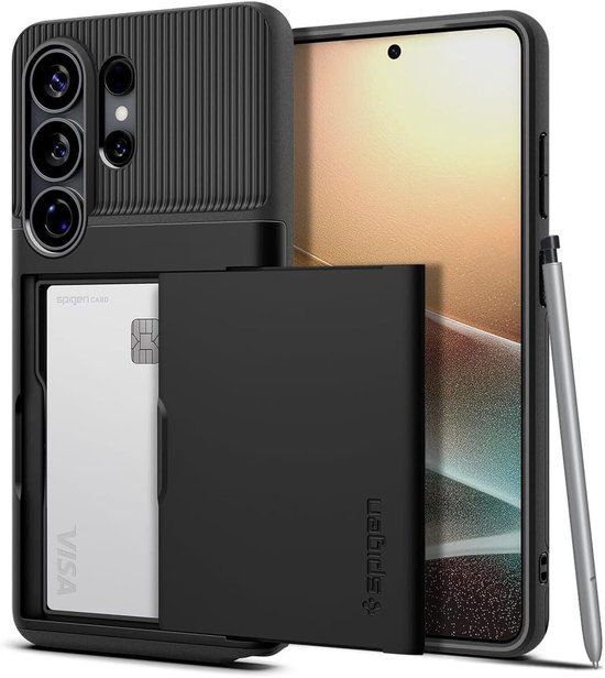 Spigen Slim Armor CS mobiele telefoon behuizingen Zwart