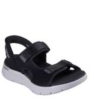 Skechers Go Walk Flex Sandal Easy Entry 229210 BKGY Zwart Grijs Dames Maat 42.5