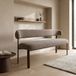 DÉJA Living Banc de salle à manger Alamo - Beige/Bronze - 180 cm