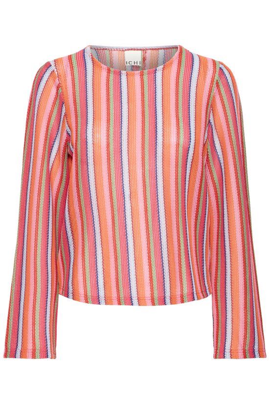 ICHI IHLIBELLA LS Dames Trui - MULTI STRIPE