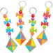 Baker Ross Vlieger Sleutelhanger en Tassen Hanger van Hout (Set van 4) Knutselspullen voor Kinderen