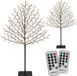 Monzana Kerstverlichting - 2x Kersbloesemboom 220cm IP44 - Warm wit