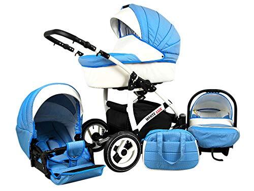 SaintBaby Kinderwagen 3in1 2in1 set Isofix buggy reiswieg autostoel Storm by Ocean Blue 2in1 zonder autostoel