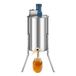 VEVOR Extracteur de miel électrique à 3 cadres centrifugeuse séparateur miel acier inoxydable avec couvercle transparent, 140 W, hauteur réglable, équipement d'extraction de nid d'abeilles pour apiculture