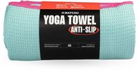 Matchu Sports Yoga handdoek anti slip Harmonic Green 183 x 61 cm