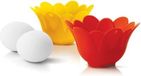 Silicone Zone ToolZone - Set de pochage d'œufs - 2 pièces - Jaune/Orange