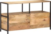 vidaXL Dressoir 110x35x65 cm massief mangohout