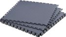 VEVOR PVC Garagevloeren, 8-Pack 513x513x5 mm, Werkplaatsvloeren, Industriële Vloeren, Klikinstallatie, Antislip PVC-Matten met Traanplaat voor Werkplaats, Magazijn, Gereedschapsruimte, Grafietgrijs