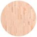 VidaXL Tafelblad rond Ø80x2,5 cm massief beukenhout