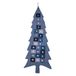 Pajoma 14774 Adventskalender "Tree", L 56 x H 133 cm, Blau