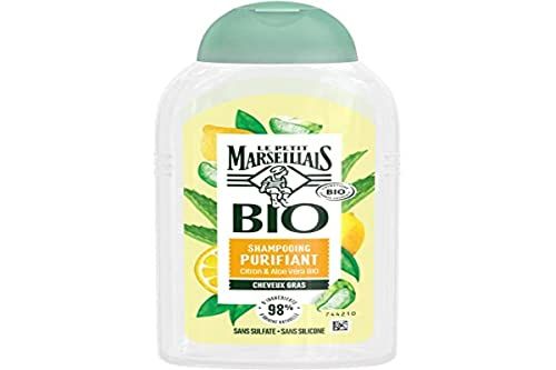 Le Petit Marseillais BIO reinigende shampoo, aloë vera & citroen, vet haar, 250 ml (1 stuk)