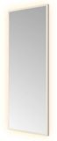 Hotbath &More Mirrors Square LED Badkamerspiegel - Rechthoek - 80 x 30 cm - RVS