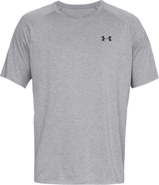 Under Armour Tech 2.0 T-shirt Heren Sportshirt - Maat XL - Mannen - grijs