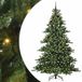 vidaXL Kunstmatige Hinged Kerstboom Groen 210 cm PVC en Staal