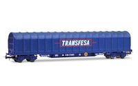 Electrotren HE6086 SNCF/RENFE, 4-assige zeilwagen, Transfesa, blauwe kleurstelling, aflevering IV Rollend Materieel - Wagons