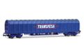 Electrotren HE6086 SNCF/RENFE, 4-assige zeilwagen, Transfesa, blauwe kleurstelling, aflevering IV Rollend Materieel - Wagons