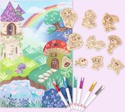 Hape Mal & Spielset „Zauberwald“