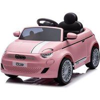Turbo Challenge Radiografisch bestuurbare babyloopauto Fiat 500e roze