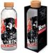The Boys Herbruikbare waterfles van borosilicaatglas, 1030 ml, met luchtdicht deksel