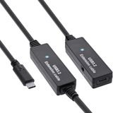 InLine 35656C USB-kabel USB 3.2 Gen 1 (3.1 Gen 1) 15 m USB C Zwart