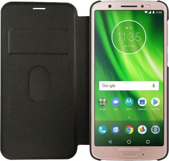 Motorola Moto G6 Plus Flip Cover Grey - 6970648210625