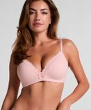 Hunkemöller Dames Lingerie Voorgevormde bh zonder beugel Lola - Roze - maat C80