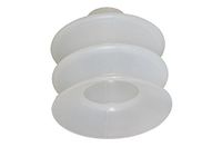 RIEGLER 108529-FG 2518-2 Balgstofzuiger, rond 2,5 vouwen, materiaal siliconen, \"FG\", Ø 18 mm, 1 stuk