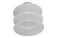 RIEGLER 108529-FG 2518-2 Balgstofzuiger, rond 2,5 vouwen, materiaal siliconen, \"FG\", Ø 18 mm, 1 stuk