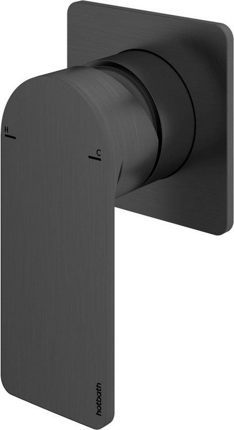 Hotbath Gal Inbouwdouchemengkraan - Geborsteld Gunmetal PVD