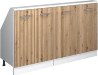 Vicco Rion Kastenset voor schuine wand – Set van 2 Artisanaal eiken/wit