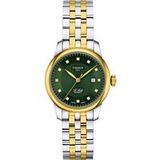 Tissot T0062072209601 Damenuhr Le Locle Automatik 29 mm Bicolor/Grün