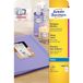 Avery C6080-10 printeretiket Wit Zelfklevend printerlabel A4 Papier Inkjet Permanent Glans Rechthoek