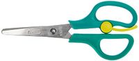 Herlitz 8740052 Ronde knutselschaar met snijhulp en centimeterschaal, verschillende kleuren, geen kleurkeuze mogelijk