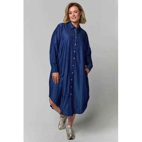 Gozzip Blousejurk - Donkerblauw