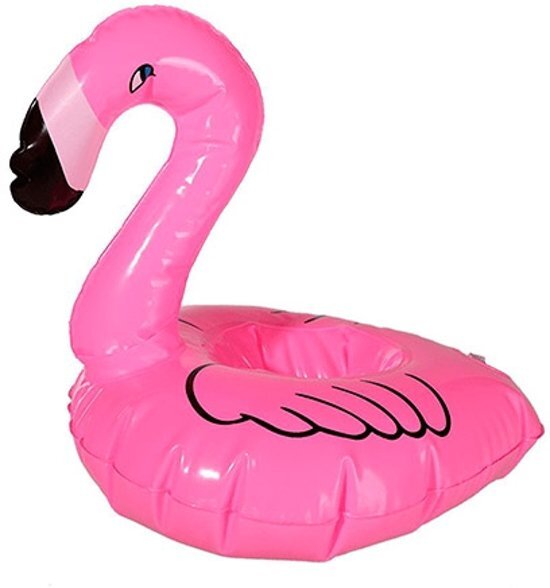 Mikamax Flamingo Opblaasbare Beker Houder
