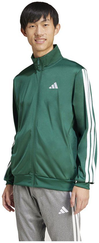 Adidas 3 Stripes Tricot Regular Trainingsjack Groen L