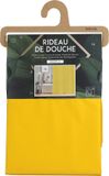 Urban Living Douchegordijn met ringen - geel - PVC - 180 x 200 cm