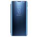 Hoesje Samsung Galaxy S10 Hoesje, Klaphoes Clear View Cover Flip Case (blauw)