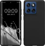 kwmobile telefoonhoesje geschikt voor Motorola Edge 60 - Back cover in mat zwart