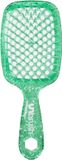 UNbrush Detangling Hair Brush Glitter - Turquoise