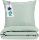 Blumtal Dekbedovertrek met Kussensloop - Anti-Allergisch - Tegen huisstofmijt - 200 x 220 cm - 2 Kussenslopen 80 x 80 cm - Zwart