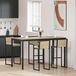 Maison Exclusive - Table d'appoint rectangulaire en bois composite